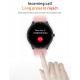 Smart Watch Elegante Q21, température corporelle, fréquence cardiaque, pression sanguine et l'oxygène dans le sang - compatible avec IOS et Android - noir