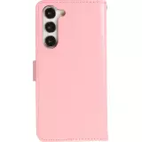 Fourre Samsung Galaxy S26 - Premium Flip cuir lisse porte-cartes - Rose clair