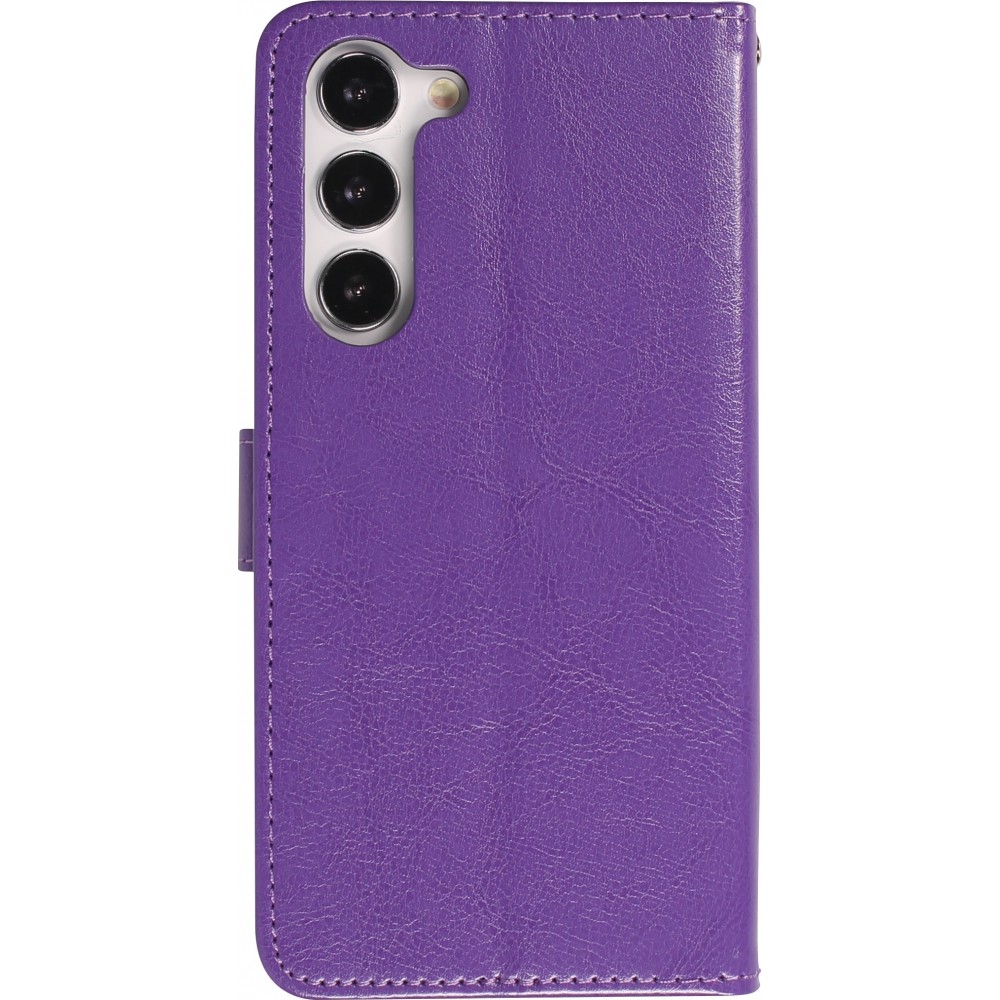 Hülle Samsung Galaxy S23+ - Premium Flip - Violett