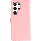 Fourre Samsung Galaxy S23 Ultra - Premium Flip - Rose clair