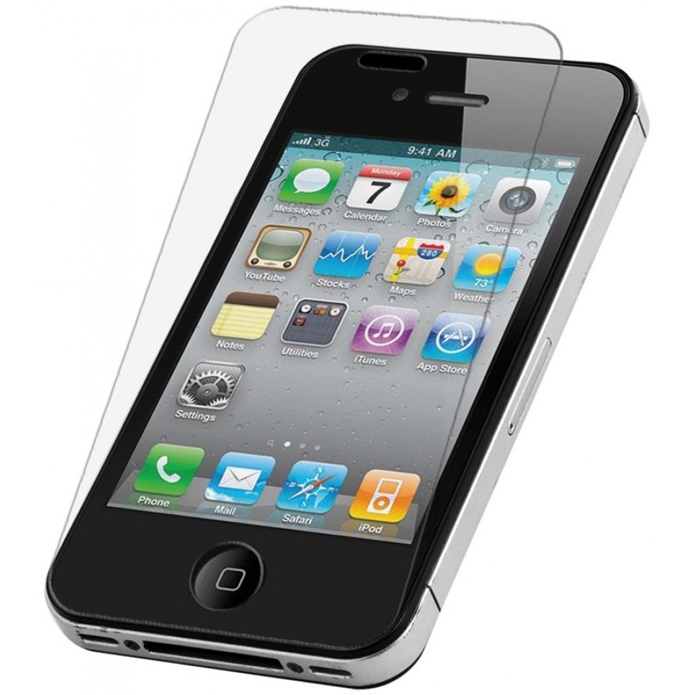 Tempered Glass iPhone 4/4s - Vitre de protection d'écran en verre trempé