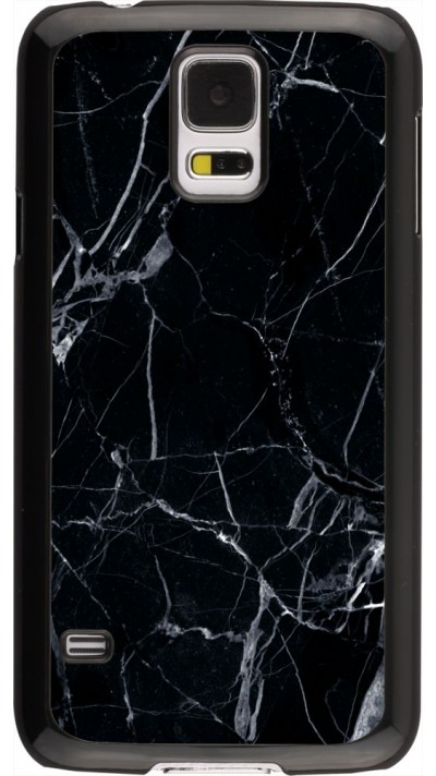 Hülle Samsung Galaxy S5 -  Marble Black 01