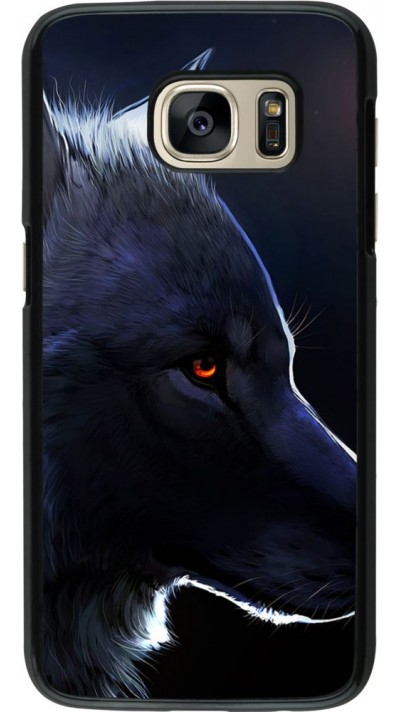 Hülle Samsung Galaxy S7 -  Wolf Shape