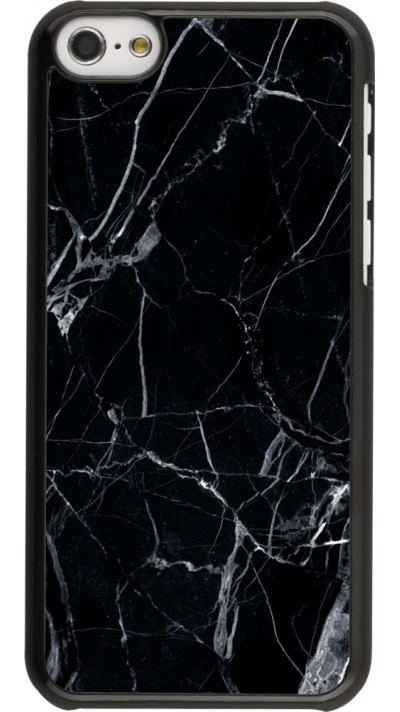 Hülle iPhone 5c -  Marble Black 01