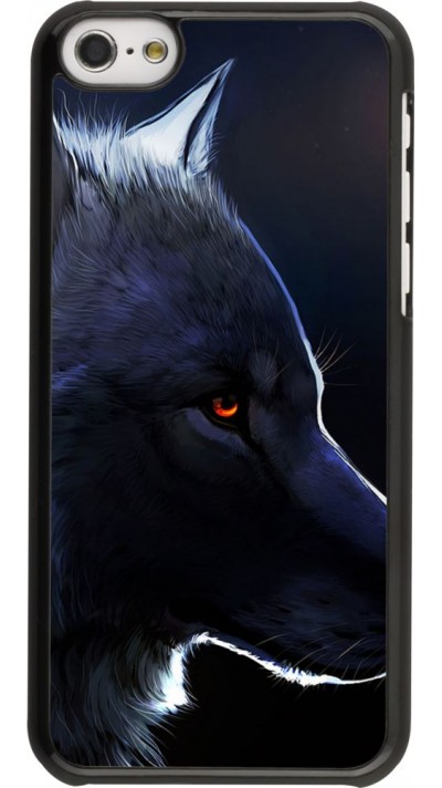 Hülle iPhone 5c -  Wolf Shape