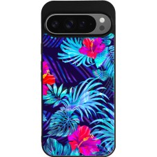 Coque Google Pixel 9 Pro XL - Silicone rigide noir Blue Forest