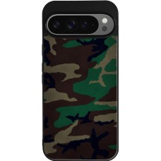 Coque Google Pixel 9 Pro XL - Silicone rigide noir Camouflage 3