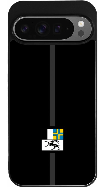 Google Pixel 9 Pro XL Case Hülle - Silikon schwarz Kanton GR schwarz