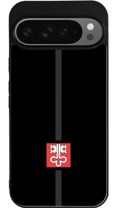 Google Pixel 9 Pro XL Case Hülle - Silikon schwarz Kanton NW schwarz