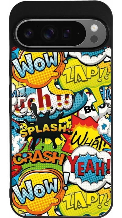 Coque Google Pixel 9 Pro XL - Silicone rigide noir Cartoons slogans