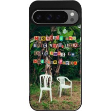 Coque Google Pixel 9 Pro XL - Silicone rigide noir Chairs DTMF