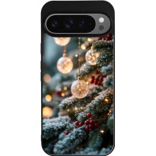 Coque Google Pixel 9 Pro XL - Silicone rigide noir Christmas 25 Xmas Decorated Tree