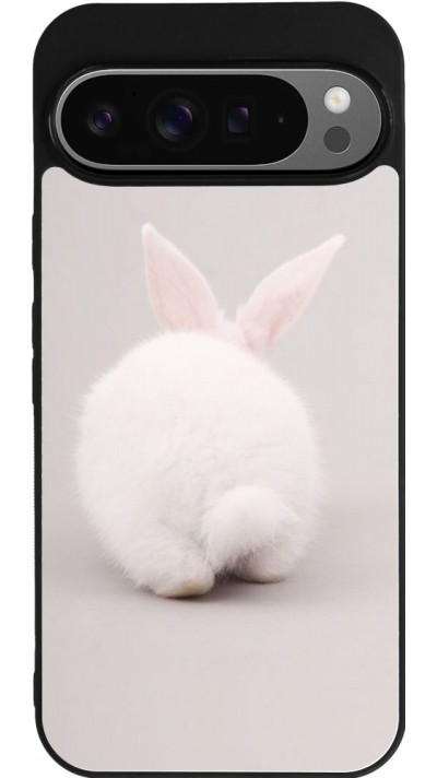 Google Pixel 9 Pro XL Case Hülle - Silikon schwarz Easter 2024 bunny butt