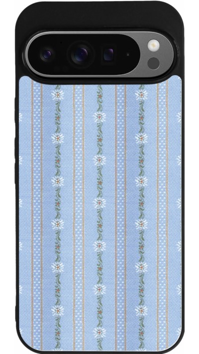 Google Pixel 9 Pro XL Case Hülle - Silikon schwarz Edelweiss