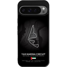 Google Pixel 9 Pro XL Case Hülle - Silikon schwarz F1 Track 2025 Abu Dhabi