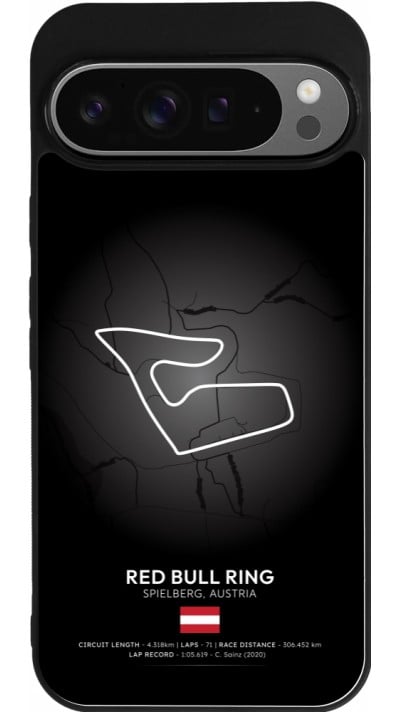 Google Pixel 9 Pro XL Case Hülle - Silikon schwarz F1 Track 2025 Austria