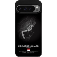 Coque Google Pixel 9 Pro XL - Silicone rigide noir F1 Track 2025 Monaco