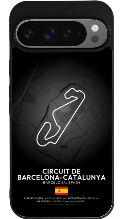 Google Pixel 9 Pro XL Case Hülle - Silikon schwarz F1 Track 2025 Spain