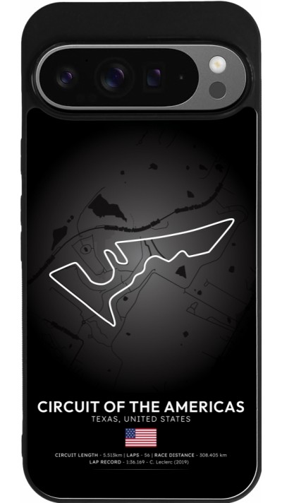 Google Pixel 9 Pro XL Case Hülle - Silikon schwarz F1 Track 2025 United States