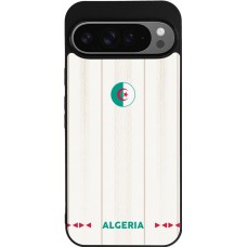 Coque Google Pixel 9 Pro XL - Silicone rigide noir Maillot de football Algérie 2026 personnalisable
