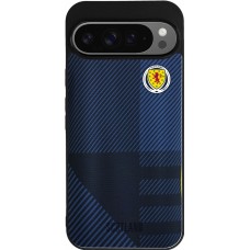 Coque Google Pixel 9 Pro XL - Silicone rigide noir Maillot de football Ecosse personnalisable