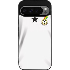 Google Pixel 9 Pro XL Case Hülle - Silikon schwarz Ghana 2022 personalisierbares Fussballtrikot