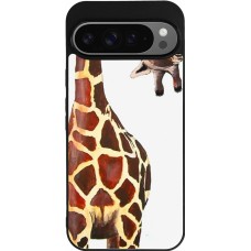Google Pixel 9 Pro XL Case Hülle - Silikon schwarz Giraffe Fit