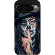 Coque Google Pixel 9 Pro XL - Silicone rigide noir Halloween 18 19