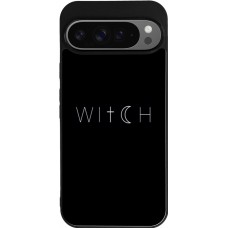Google Pixel 9 Pro XL Case Hülle - Silikon schwarz Halloween 22 witch word