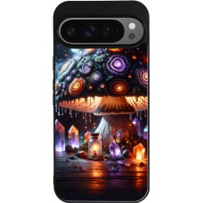 Google Pixel 9 Pro XL Case Hülle - Silikon schwarz Halloween Zaubertrank Magie