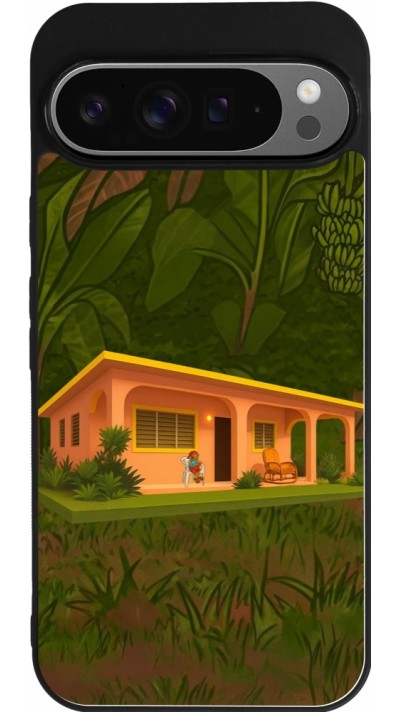 Coque Google Pixel 9 Pro XL - Silicone rigide noir Benitos house DTMF