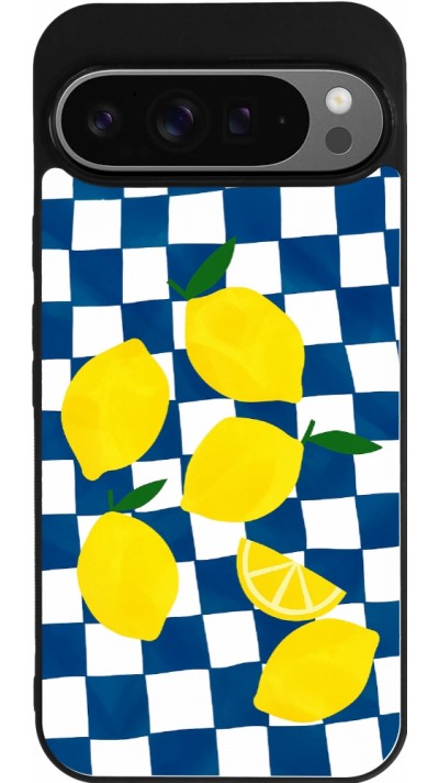 Google Pixel 9 Pro XL Case Hülle - Silikon schwarz Illustration lemons 2026
