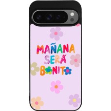 Coque Google Pixel 9 Pro XL - Silicone rigide noir Karol G Manana sera bonito