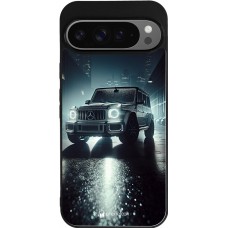 Coque Google Pixel 9 Pro XL - Silicone rigide noir Mercedes G AMG Night