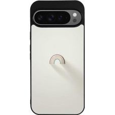 Coque Google Pixel 9 Pro XL - Silicone rigide noir Mini Rainbow Minimal