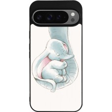 Coque Google Pixel 9 Pro XL - Silicone rigide noir Mom 1903