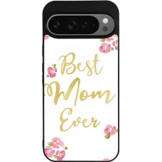 Coque Google Pixel 9 Pro XL - Silicone rigide noir Mom 2024 best Mom ever