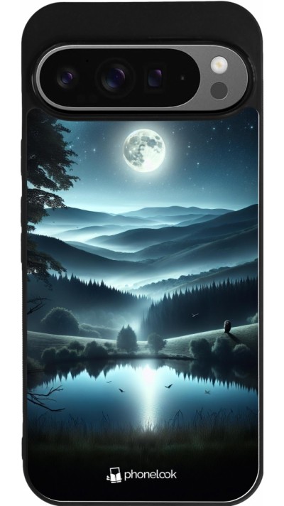 Coque Google Pixel 9 Pro XL - Silicone rigide noir Night Sky View