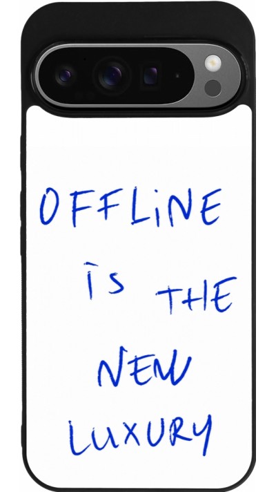 Coque Google Pixel 9 Pro XL - Silicone rigide noir Offline is the new luxury