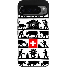Google Pixel 9 Pro XL Case Hülle - Silikon schwarz Poya Schweiz 1