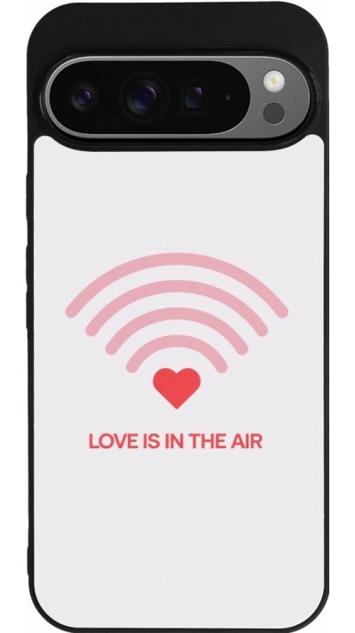 Coque Google Pixel 9 Pro XL - Silicone rigide noir Saint Valentines Day 26 Love is in the air