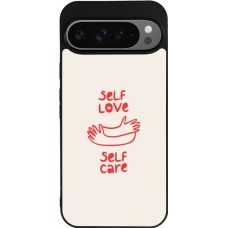 Coque Google Pixel 9 Pro XL - Silicone rigide noir Saint Valentines Day 26 Self love self care