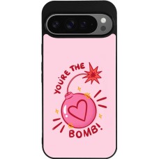 Coque Google Pixel 9 Pro XL - Silicone rigide noir Saint Valentines Day 26 You are the bomb