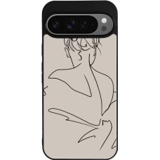 Coque Google Pixel 9 Pro XL - Silicone rigide noir Salnikova 05