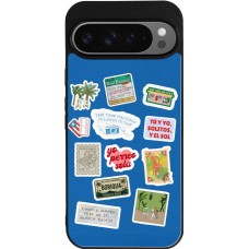 Coque Google Pixel 9 Pro XL - Silicone rigide noir Seals of the Dominican Republic DTMF