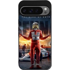 Google Pixel 9 Pro XL Case Hülle - Silikon schwarz Senna The King of Rain