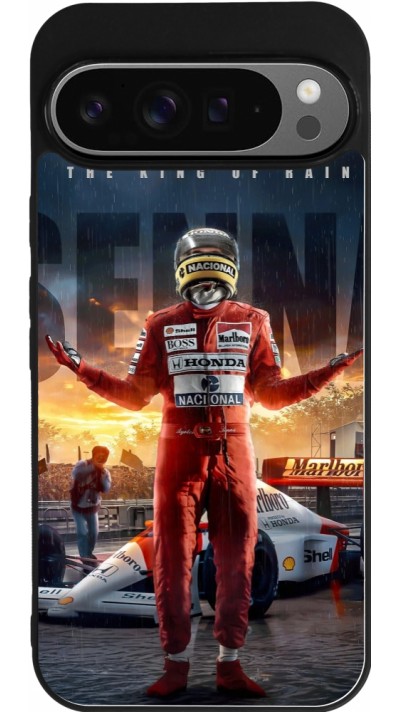 Coque Google Pixel 9 Pro XL - Silicone rigide noir Senna The King of Rain