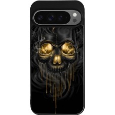 Coque Google Pixel 9 Pro XL - Silicone rigide noir Skull 02