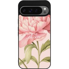 Coque Google Pixel 9 Pro XL - Silicone rigide noir Just Bloom Spring 2026