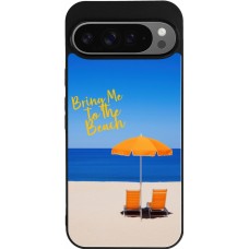 Google Pixel 9 Pro XL Case Hülle - Silikon schwarz Summer 2025 Bring me to the beach